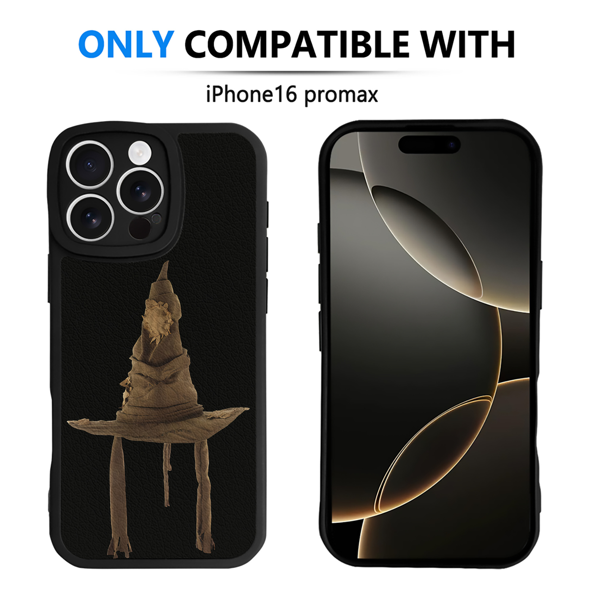 （画像用） Harry Potter ハリー・ポッターシリーズ 【iPhone 16シリーズ対応】シリコンスマホケース（レザー調） 材質：シリコン